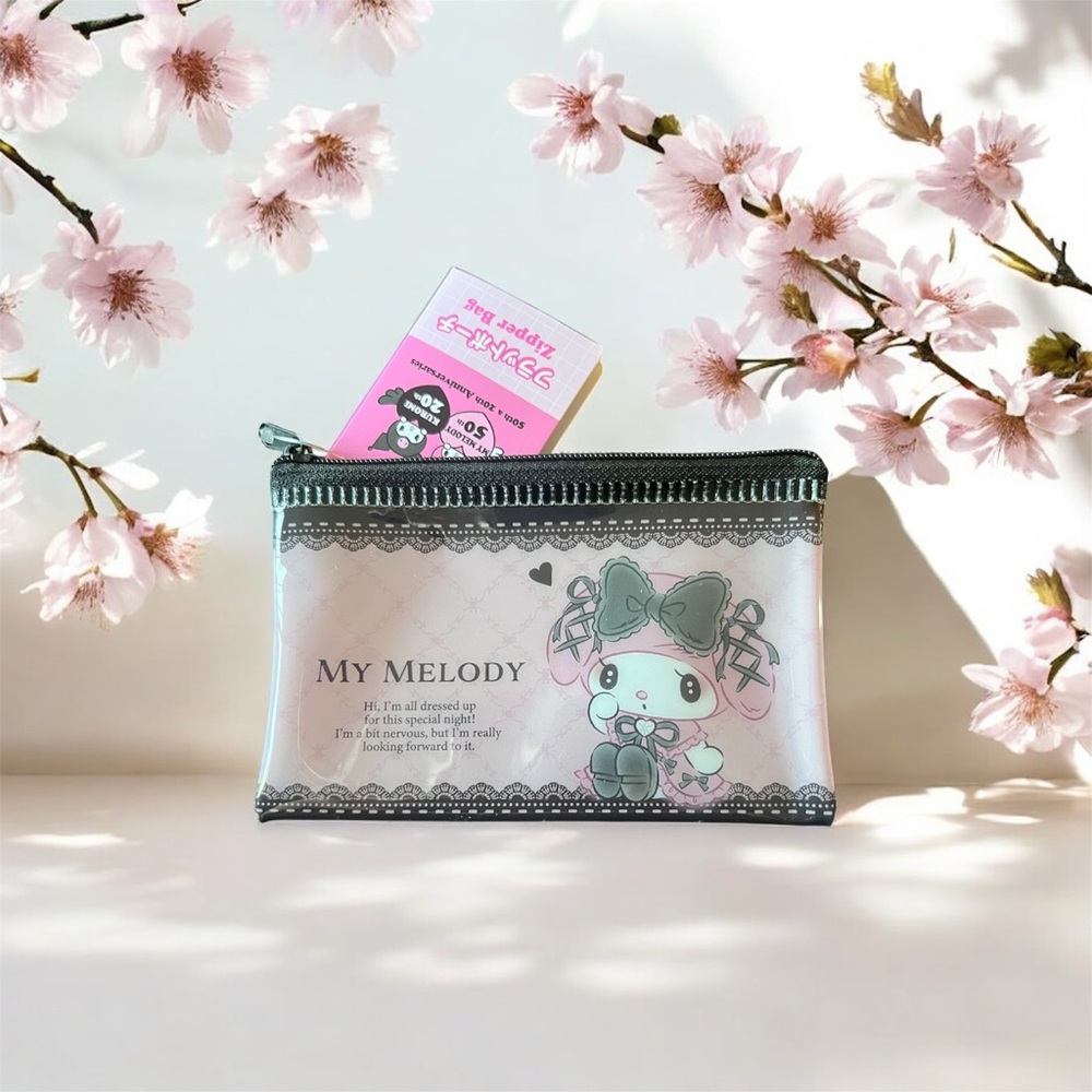 Sanrio MY MELODY 50th Anniversary Limited Exclusive Zipper Pouch Bag